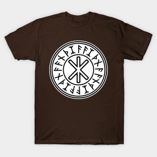 Odin's Protection No.2 (black white) T-Shirt